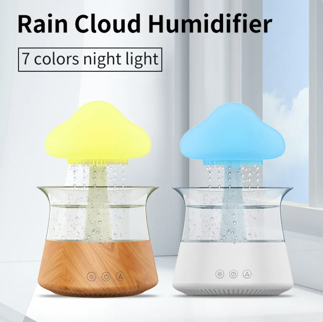 Cloud & Mushroom LED Aroma Diffuser Humidifier